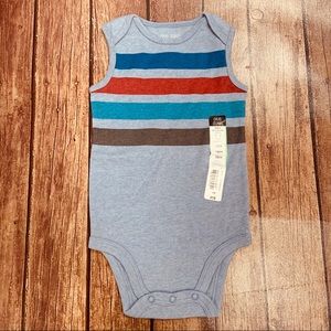 NWT Okie Dokie Striped Bodysuit